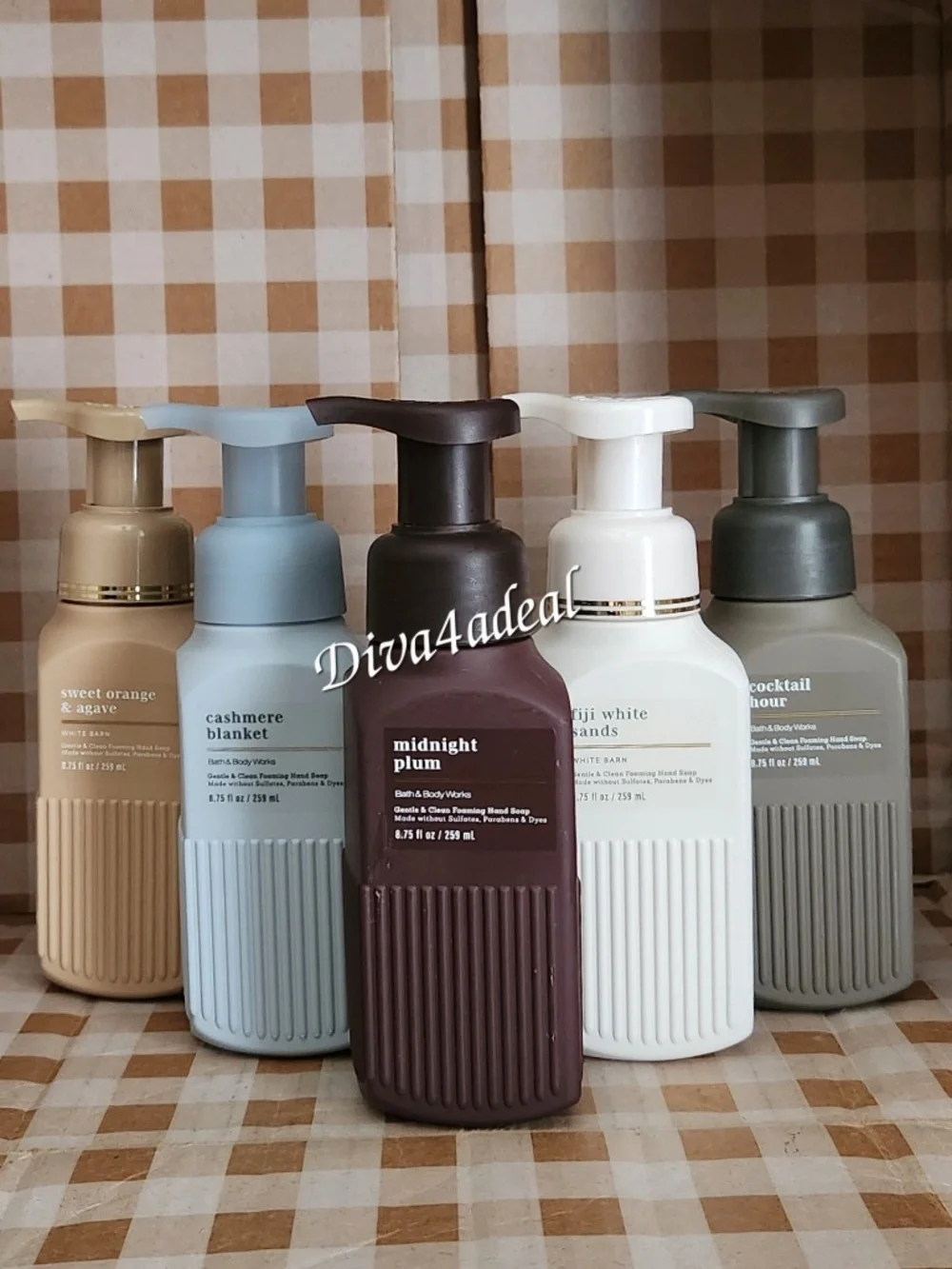 5X Bath & Body Works Fall Edition 8.75 FL OZ Foam Hand Soap Bundle
